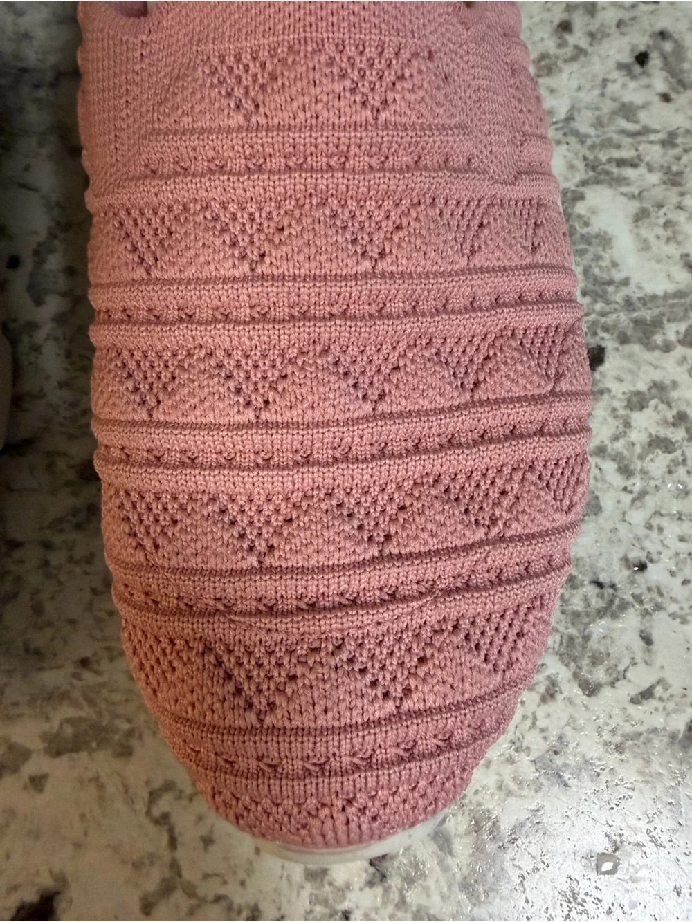 Spenco Women's Pink Knit Espadrilles Slip-Ons